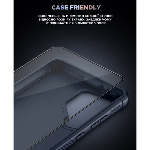 ArmorStandart Tempered Glass Supreme Plus Icon Black for Samsung S931 Galaxy S25 (ARM85453) фото 7