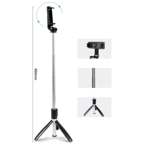 XO SS08 Bluetooth Selfie Stick Black: Материал пластик, металл