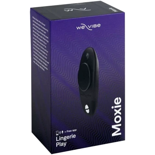 Вибратор в трусики We-Vibe Moxie Satin Black с пультом ДУ