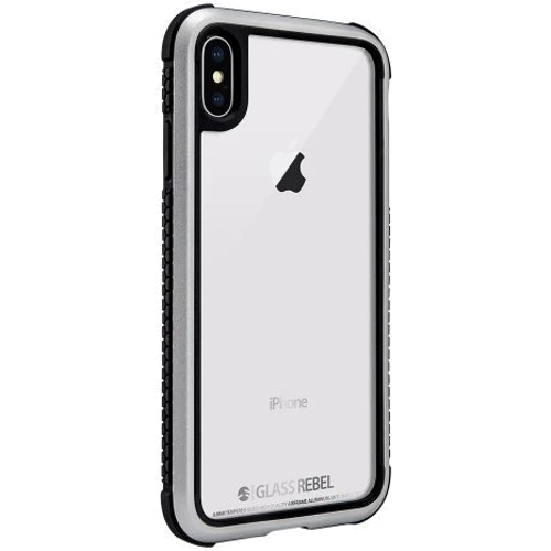 Чехол для iPhone SwitchEasy Glass Rebel Silver (GS-103-46-173-96) for iPhone Xs Max: Материалы поликарбонат и полиуретан