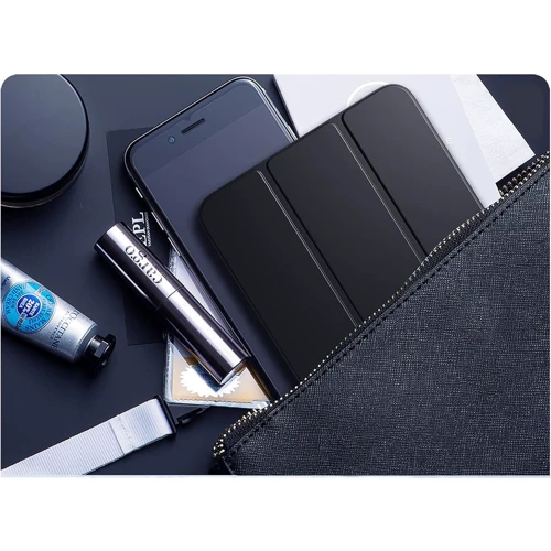 Аксессуар для iPad BeCover Case Book Tri Fold Hard Black for iPad Mini 7 2024 (712450): Материал искусственная кожа