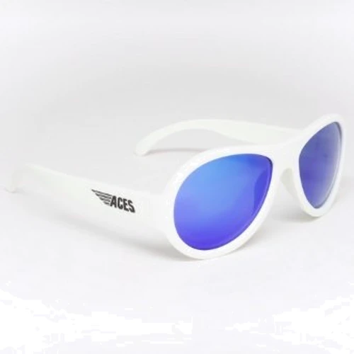Дитячі сонцезахисні окуляри Babiators Aces Wicked White Blue Lenses (7-14 років)