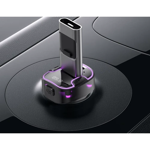 FM-трансмітер XO BCC12 Intelligent Bluetooth MP3+5V3.1A Car Charged (BCC12) фото 6