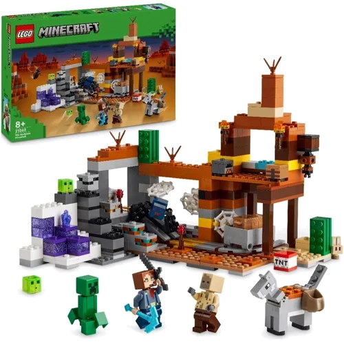 Конструктор LEGO Minecraft The Badlands Mineshaft Залишена шахта в безплідних землях (21263) фото 8