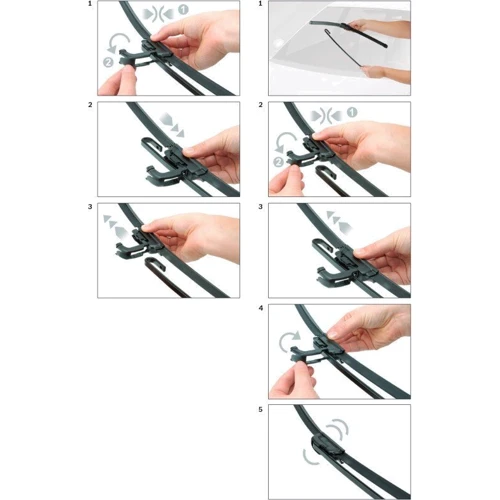 Дворник бескаркасный Bosch Aerotwin 3 397 008 531 425мм фото 3
