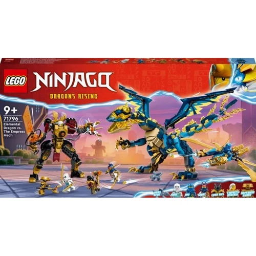 Конструктор LEGO NINJAGO Дракон стихий против работа Владычицы 1038 деталей (71796)