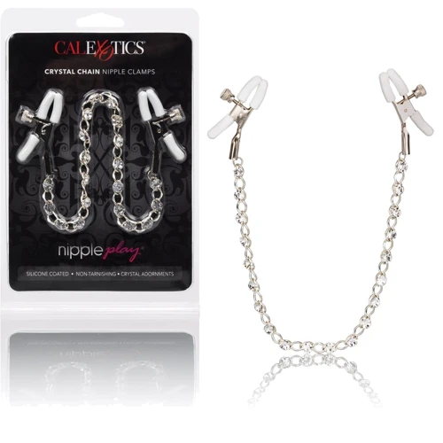 CalExotic Crystal Chain Nipple Clamps зажимы для сосков