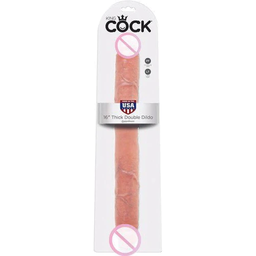 Двойной фаллоимитатор Cock 16 Inch Thick Double 44x4.5 см