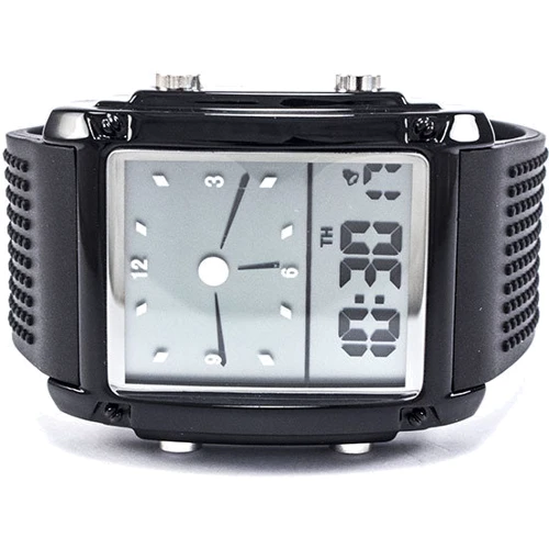 Наручные часы Skmei 0814 Black: Тип циферблата Комбинированный (аналого-цифровой)