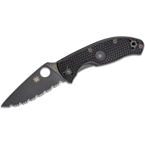 Ніж Spyderco Tenacious Black Blade FRN