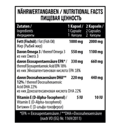 MST Omega 3 Selected 55% Омега-3 60 капсул: Тип Омега 3