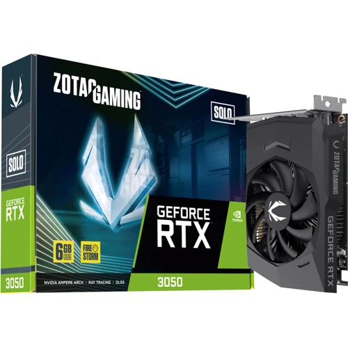 Відеокарта Zotac GAMING GeForce RTX 3050 6GB Solo (ZT-A30510G-10L): Призначення Для стриминга