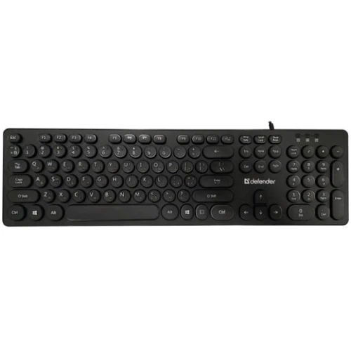 Клавиатура Defender Accord KM USB UA Black (450250) UA: Подключение проводное