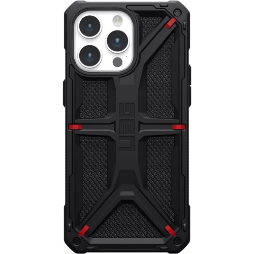 Чехол для iPhone Urban Armor Gear UAG Monarch Kevlar Black (114298113940) for iPhone 15 Pro Max: Материалы поликарбонат и полиуретан