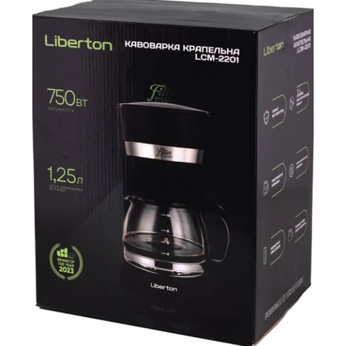 Кофеварка Liberton LCM-2201: Функции Защита от перегрева, Подогрев чашек / кофейника