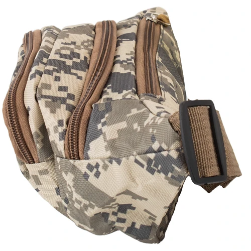 Мужская поясная сумка Valiria Fashion хаки (5DETBP8033-9): Фактура Тканая