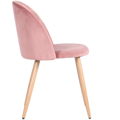 Стул обеденный AMF Sherry beech/pink velvet (545871): Материал каркаса металл