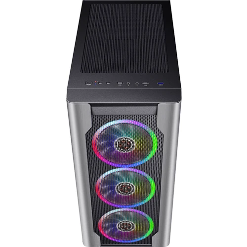 Корпус 1STPLAYER DX-R1-PLUS RGB Dual Glass Black (DX-R1-PLUS_DG): Мощность БП, Вт Без блока питания