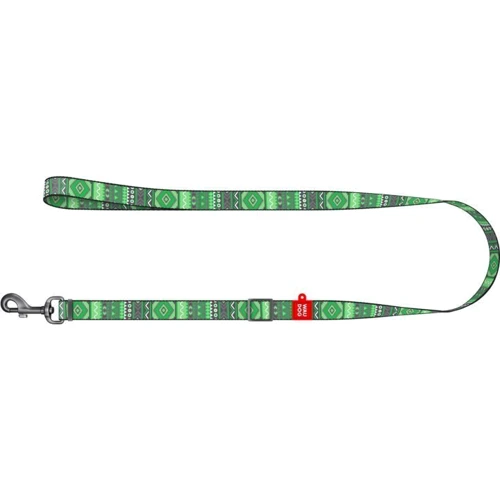 Поводок для собак WAUDOG Nylon рисунок Этно зеленый 1.5x152-183 см зеленый (5362): Тип Поводок