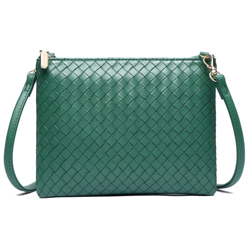Женская сумка-пошет Amelie Galanti зеленая (A991503-01-green): Тип ручки Со съемным ремнем, Плечевой ремень, Без ручки