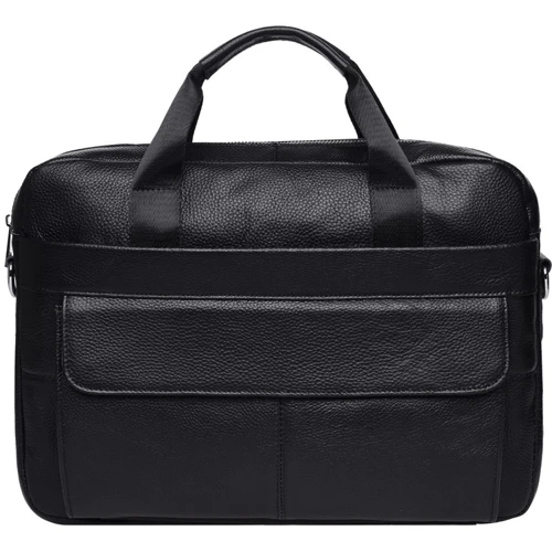 Мужская сумка мессенджер Keizer черная (K11688-black): Тип ручки Со съемным ремнем, С двумя ручками, Короткая ручка, Плечевой ремень