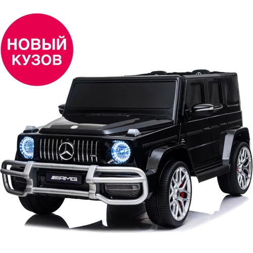 Электромобиль Kidsauto Двухместный Mercedes-Benz G63 AMG 4WD чёрный лак (S307black) фото 11