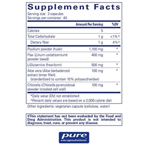 Pure Encapsulations G.I. Fortify, 120 Capsules (PE-01476): Тип Клетчатка