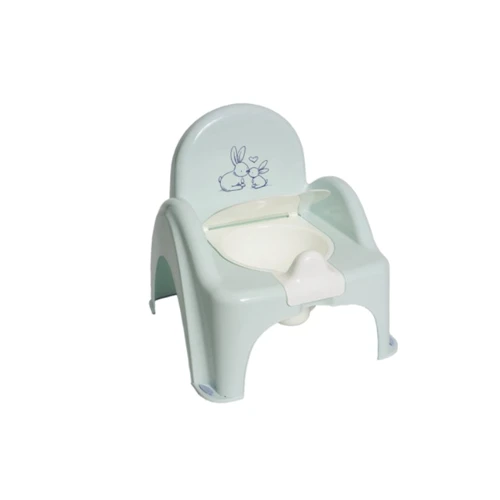 Горшок-стульчик Tega Baby Зайчики музыкальный Салатовый PO-065-105