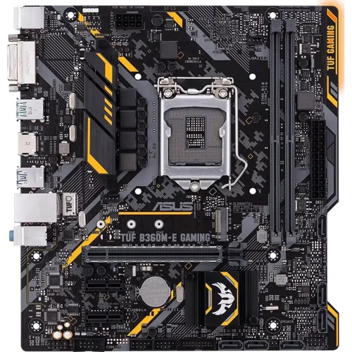 Asus TUF B360M-E Gaming Socket тисячу сто п'ятьдесят-одна: Роз'єми на платі PCI Express x1, M.2, SATA 3.0