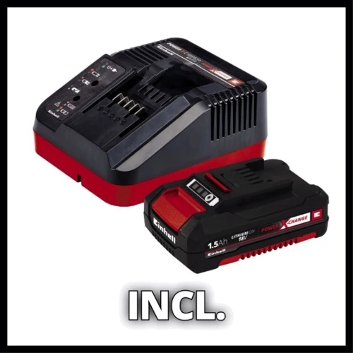 Шуруповерт Einhell X-Change TE-CD 18/40 Li Solo (4513925) (без АКБ та ЗУ): Макс. число оборотів холостого ходу 0 - 400/0 - 1500 об / хв