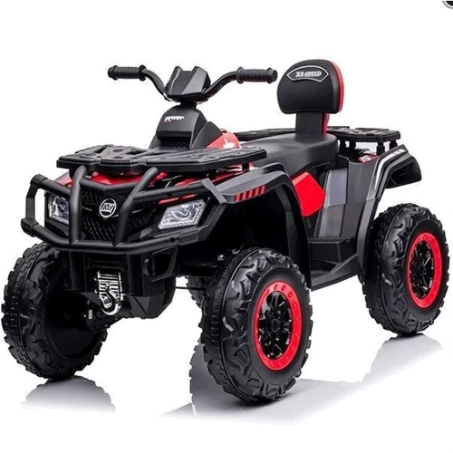Дитячий електромобіль-квадроцикл Bambi Racer чорно-червоний (M 4868EL-3(24V))
