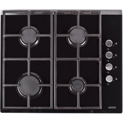 Варочная поверхность газовая MPM Product MPM-60-GM-01: Рабочая поверхность стекло (закаленное)