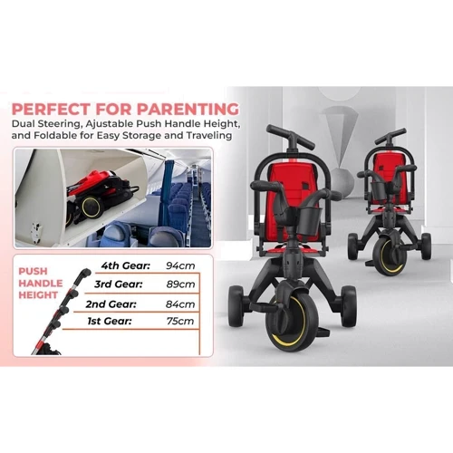 Беговел Maraton Tri-cycle 4in1 PA66 green Зеленый