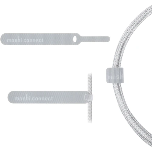 Кабель Moshi Cable USB-C to USB-C with Smart LED Integra 2m Jet Silver (99MO084245): Длина 2 м