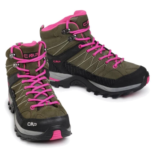 Ботинки Cmp Rigel Mid Wmn Trekking Shoe Wp (3Q12946-15Ff) 35 (36) коричневые натуральная замша демисезон