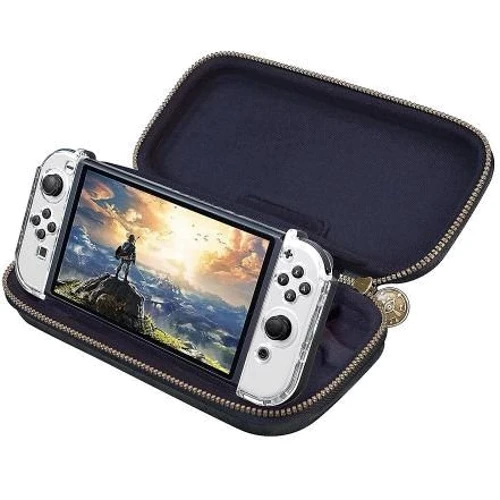 Аксессуар для приставок Deluxe Travel Case Zelda Black Gold Logo (Nintendo Switch) фото 3