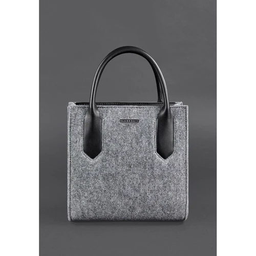 Женская сумка тоут BlankNote Blackwood серая (BN-BAG-28-felt-g)