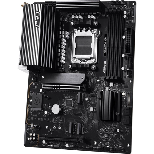 ASRock B850 PRO-A WIFI UA: Разъемы на плате M.2, USB 3.2 Gen 1, USB 2.0, SATA 3.0, USB Type-C