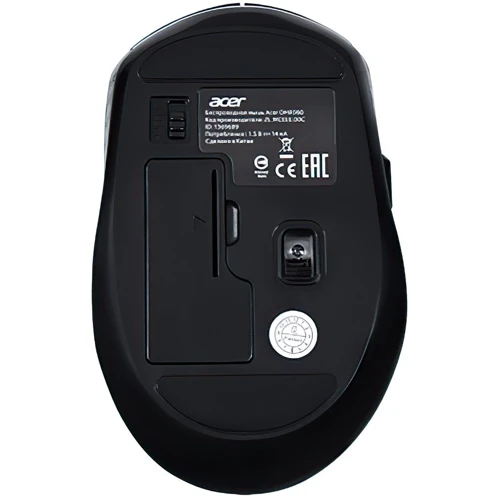 Мышь Acer OMR060 WL Black (ZL.MCEEE.00C): Интерфейс подключения Wireless
