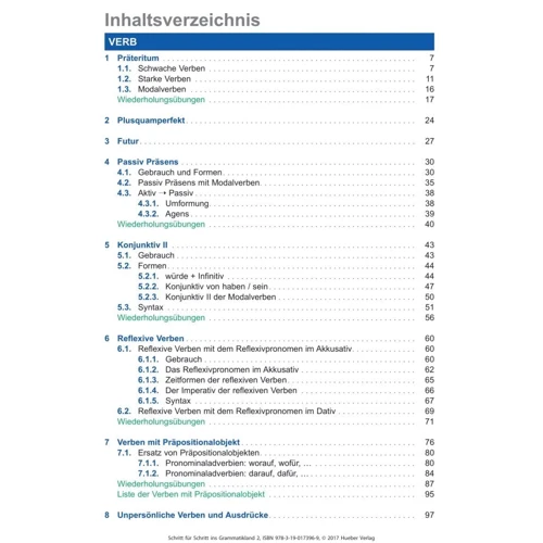 Schritt für Schritt in Grammatikland 2: ISBN 9783190173969, 978-3-19-017396-9