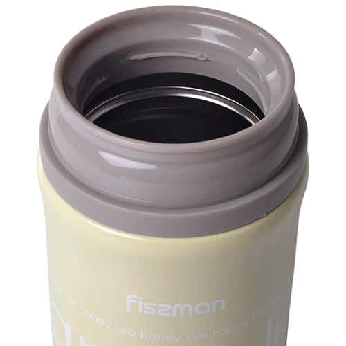 Термос Fissman для їжі 450 мл світло-жовтий (9641): Обсяг, л 0.45