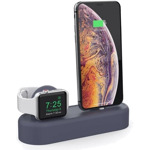 AhaStyle Dock Stand Navy Blue (AHA-01560-NBL) for Apple iPhone and Apple Watch (Держатели и док-станции)(77468422)Stylus approved