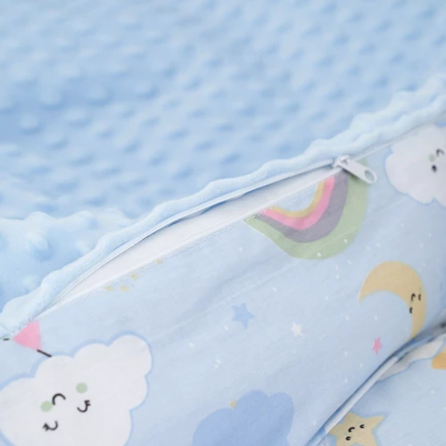 Постельный комплект Twins Sky 4060-TS-04 blue 6 эл. голубой