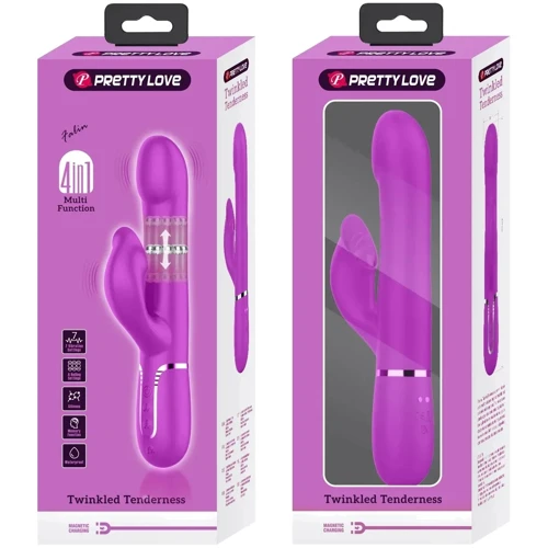 Вибратор с поступательным движением LYBAILE Pretty Love Falin Twinkled Tenderness Purple (BW-500012)