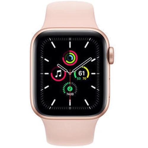 Apple Watch SE GPS 40mm Gold Aluminium Case with Pink Sand Band (MYDN2) Approved Вітринний зразок: Причина уцінки Как новые (состояние, близкое к новому). Apple Watch выглядят и функционируют как новые: комплектаци
