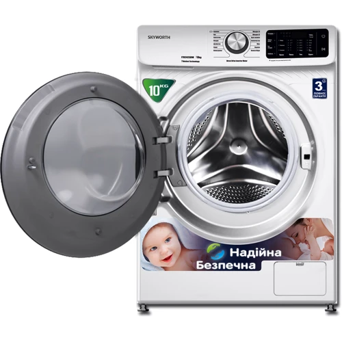 Пральна машина Skyworth F10442LDW: Тип завантаження фронтальна