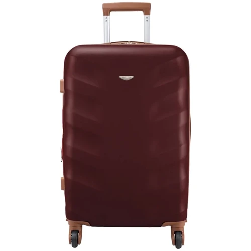 Чемодан Semi Line 24" (M) Burgundy (T5708-2): Фактура Гладкая