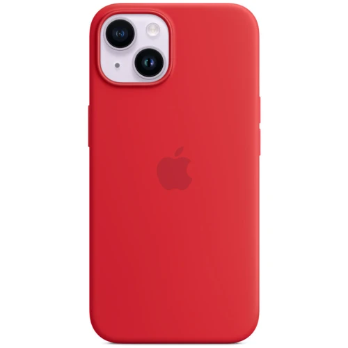 Чохол для iPhone Apple for iPhone 14 Silicone Case with MagSafe (PRODUCT)RED (MPRW3) : Колір красный