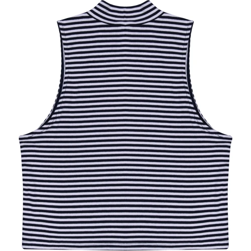Топ H&M 3075953 M синий: Состав Хлопок, Эластан
