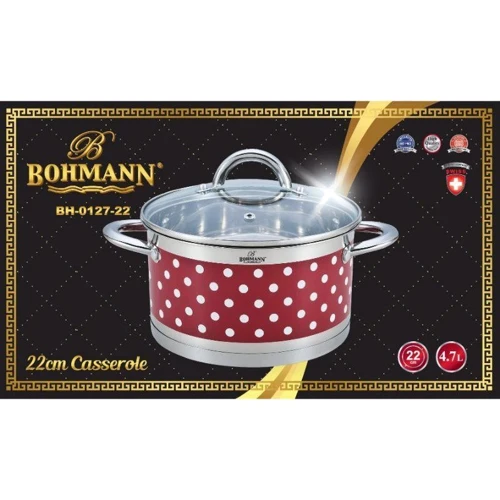 Кастрюля Bohmann 4.7 л (BH-0127-22): Тип Традиционная